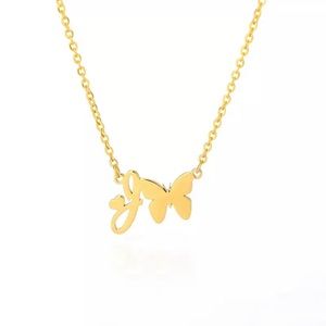 INITIAL LETTER “J” NECKLACE